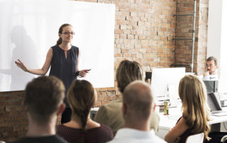 Business Team Training Listening Meeting Concept